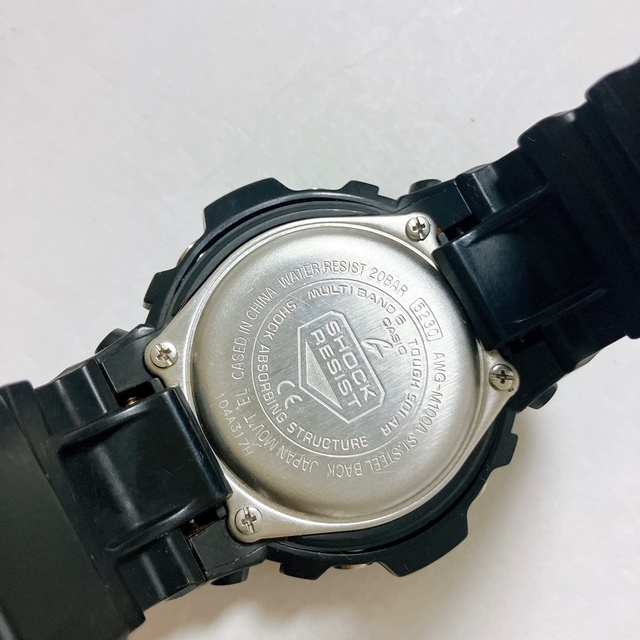 CASIO G-SHOCK AWG-M100A ソーラー ブルー 動作確認済 メンズの時計(腕時計(デジタル))の商品写真