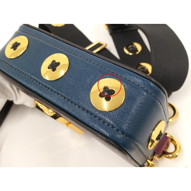 MARC JACOBS スナップショット ショルダーバッグ レザー マルチカラー