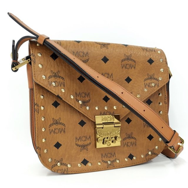 MCM - MCM ショルダーバッグ パトリシア ヴィセトス スタッズ レザー