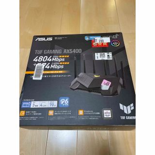 エイスース(ASUS)のASUS AX5400ゲーミングルーター  WiFi6 4804+574Mbps(PC周辺機器)