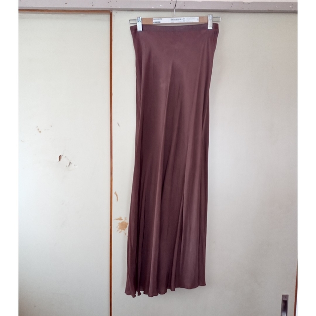 GALLARDA GALANTE(ガリャルダガランテ)のガリャルダガランテ　キュプラマーメイドスカート　サイズ1　ブラウン レディースのスカート(ロングスカート)の商品写真