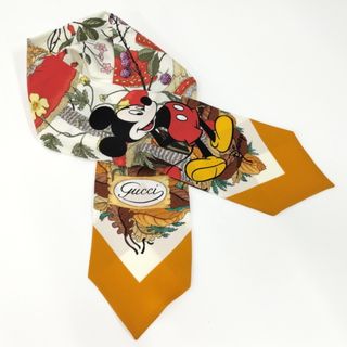 Gucci - GUCCI Disney コラボ スカーフ ネックボウ ミッキー シルクの ...