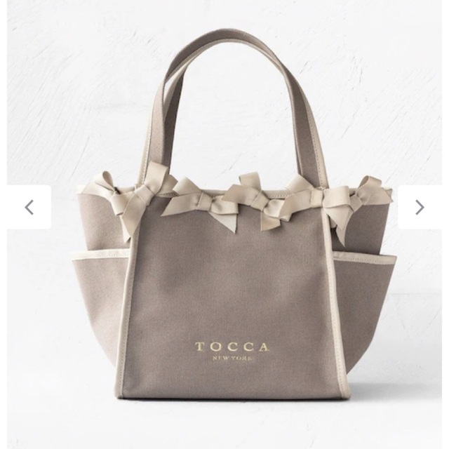 TOCCA トートバッグ　リボン　トッカ　Mバッグ