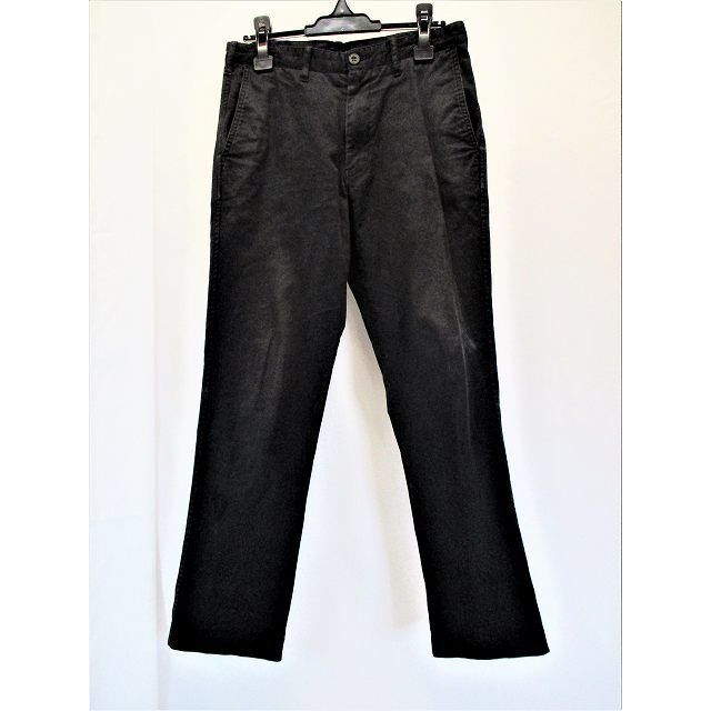 URBAN RESEARCH(アーバンリサーチ)のアーバンリサーチ ブラック ロング綿パンツ HV-5 メンズのパンツ(その他)の商品写真