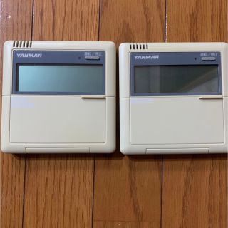 YA-MAN - YANMAR ヤンマー 業務用エアコンリモコン 4VA08739-1B 2個の