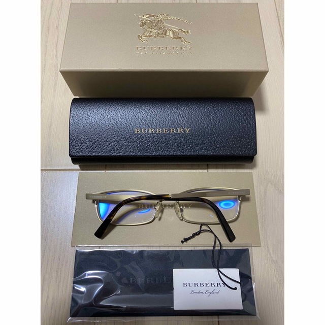 BURBERRY(バーバリー)のBURBERRY バーバリー 眼鏡 度入りレンズ付き メンズのファッション小物(サングラス/メガネ)の商品写真