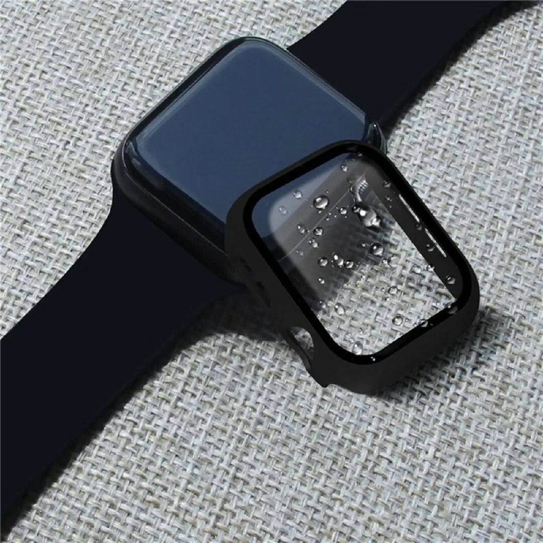 Apple Watch(アップルウォッチ)のAppleWatch 44㎜ カバー ケース スペースアッシュ 黒系 スマホ/家電/カメラのスマホアクセサリー(モバイルケース/カバー)の商品写真