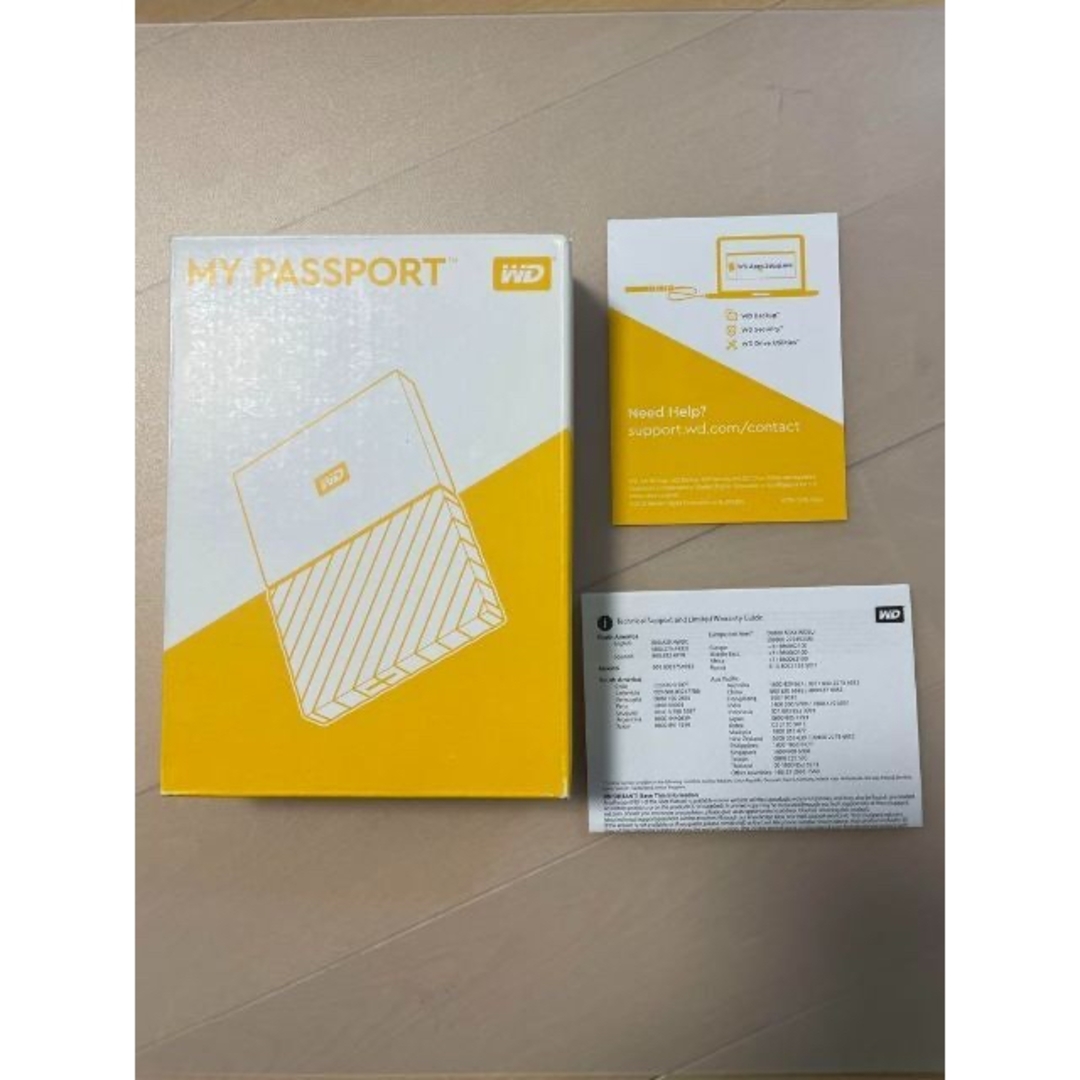 【WD】MY PASSPORT  ポータブルストレージ1TB 1