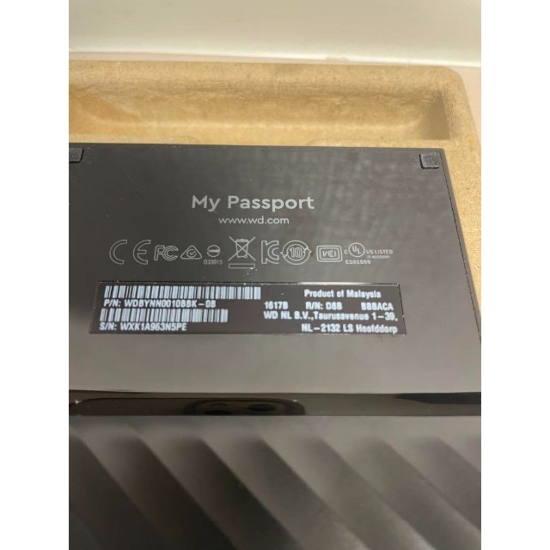 【WD】MY PASSPORT  ポータブルストレージ1TB 3