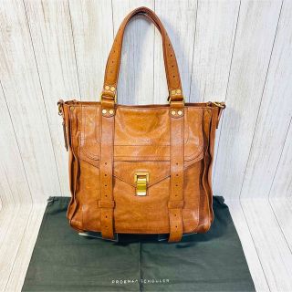 プロエンザスクーラー(Proenza Schouler)のプロエンザスクーラー　トート・バッグ　レザー　ブラウン　A4収納可(トートバッグ)