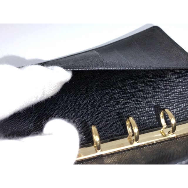 LOUIS VUITTON 手帳カバー アジェンダPM エピ ノワール
