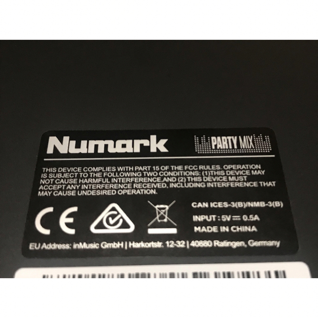 Numark Party Mix DJコントローラー 訳あり品！ 8