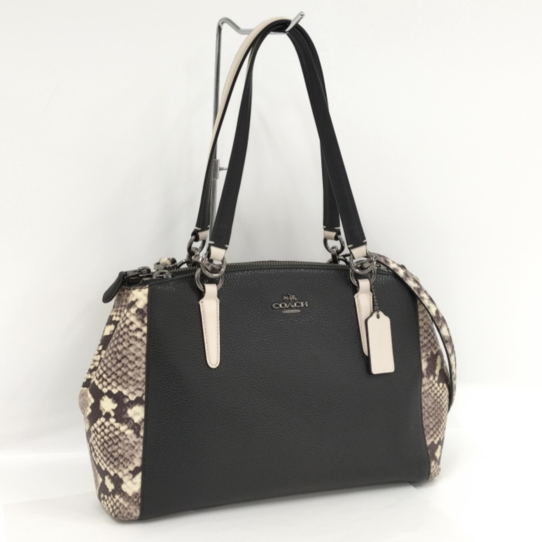 COACH - COACH 2WAYショルダーバッグ パイソン スネーク ヘビ柄 COACH - COACH 2WAYショルダーバッグ パイソン スネーク ヘビ柄