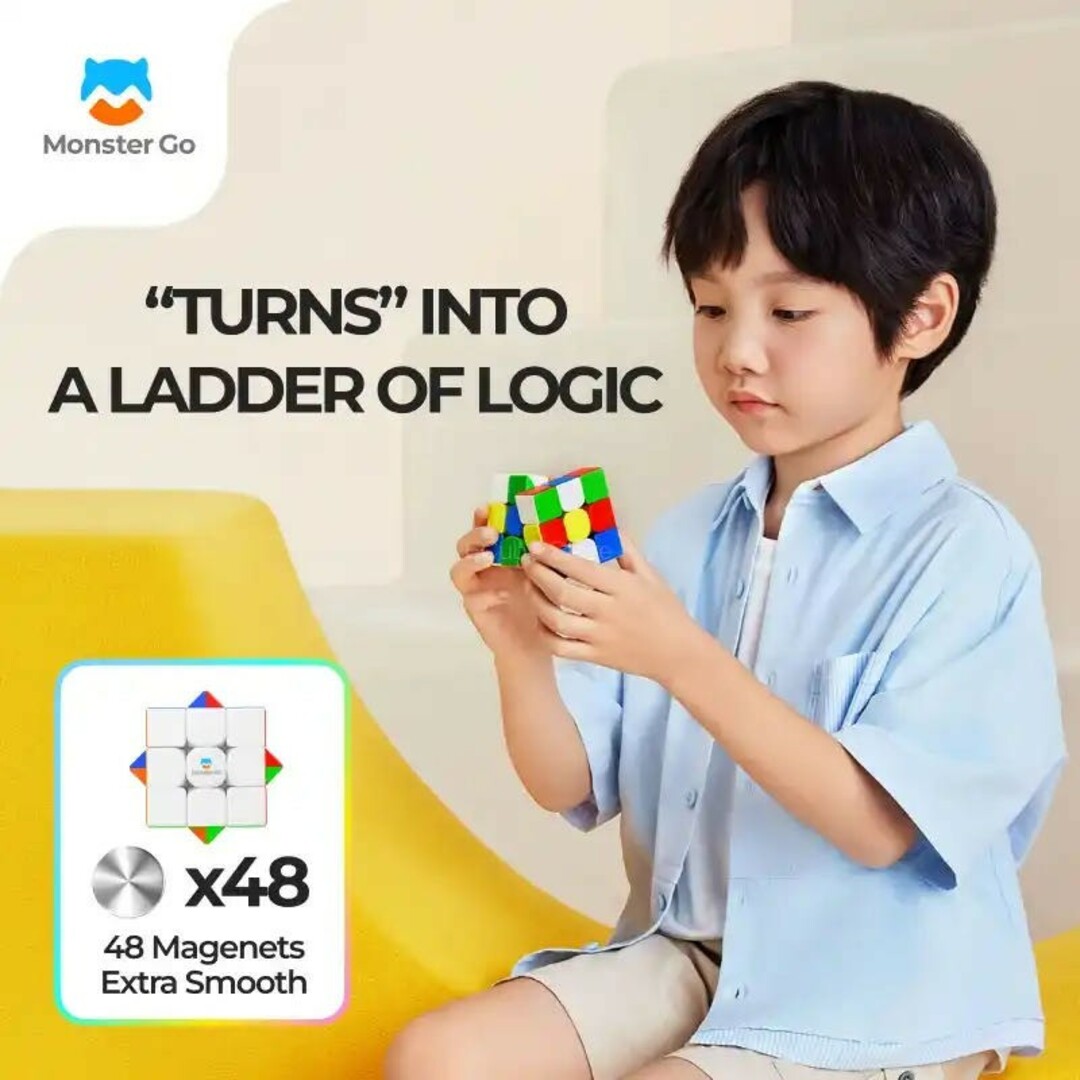 新品　ルービックキューブGAN MONSTER GO MG3磁石付き キッズ/ベビー/マタニティのおもちゃ(知育玩具)の商品写真