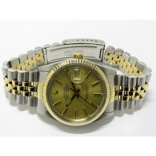ROLEX - ROLEX デイトジャスト 自動巻き SS/YG コンビベルト ROLEX - ROLEX デイトジャスト 自動巻き SS/YG コンビベルト
