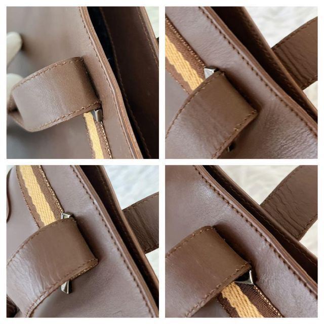 ☆GUCCI☆ウェビング ミニハンドバッグ ブラウン 【逸品】 vivacf.net