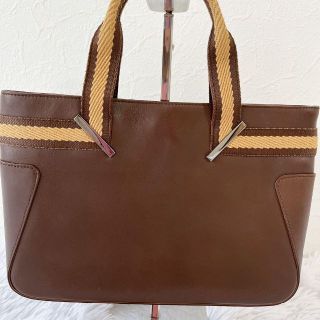 ☆GUCCI☆ウェビング ミニハンドバッグ ブラウン