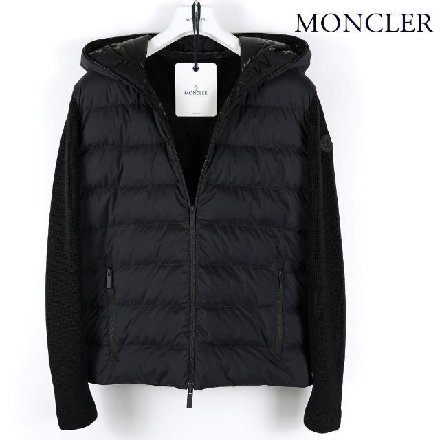 MONCLER - 新作モデル 美品 モンクレール ロゴ Lサイズ ニット