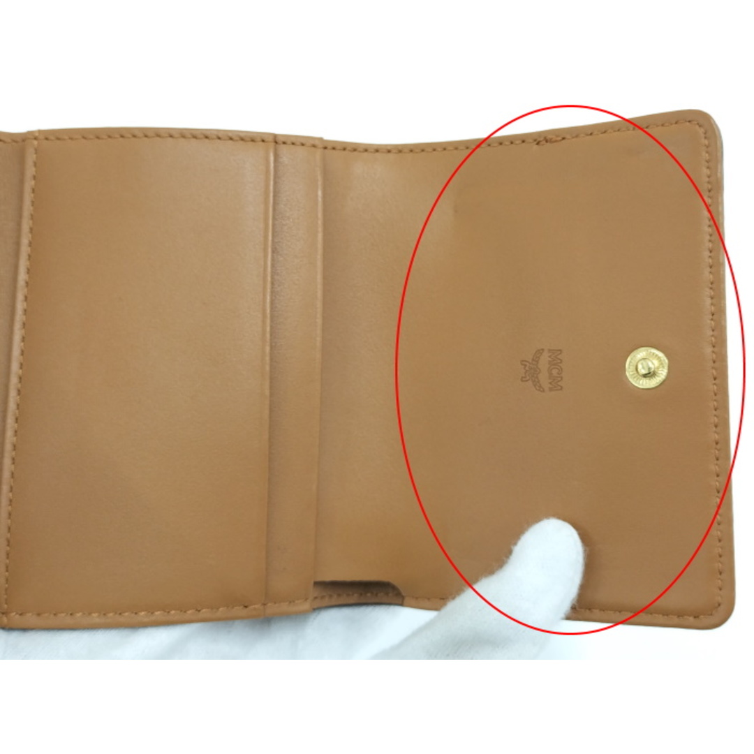 MCM - MCM 三つ折り財布 ヴィセトス PVC キャメルの通販 by MCM - MCM 三つ折り財布 ヴィセトス PVC キャメルの通販 by