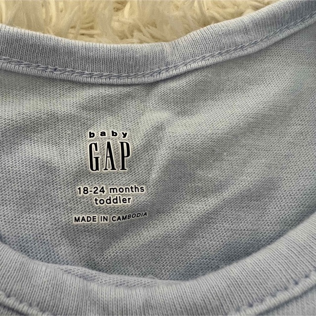 babyGAP(ベビーギャップ)のGAP ノースリーブトップス キッズ/ベビー/マタニティのキッズ服女の子用(90cm~)(Tシャツ/カットソー)の商品写真