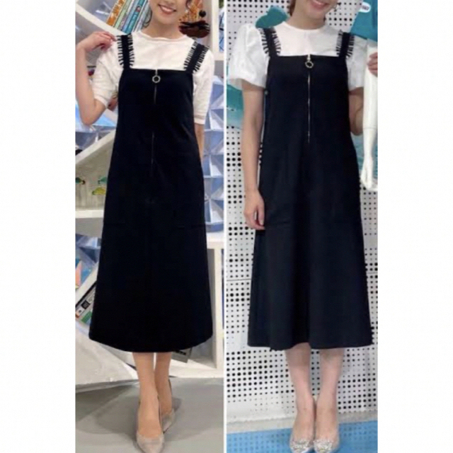 borders at balcony ジャンパースカートyoriセブンテン 【日本未発売