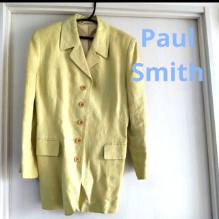 ポールスミス(Paul Smith)のポールスミス　黄色　ジャケット　イエロー　麻　ブレザー　イタリア(テーラードジャケット)
