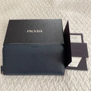 プラダ(PRADA)のPRADA  プラダ  長財布 メンズ　 ラウンドファスナー  サフィアーノ (長財布)