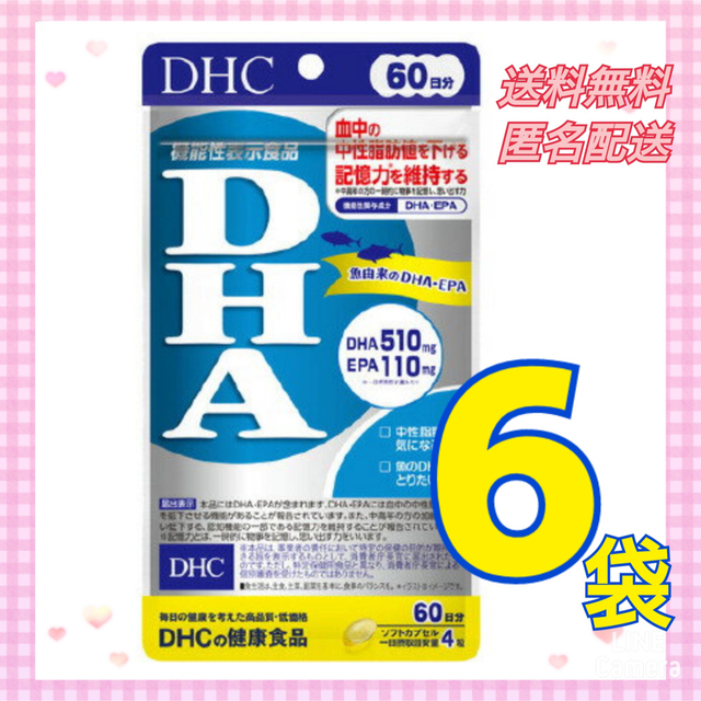 DHC  DHA 60日分×6袋