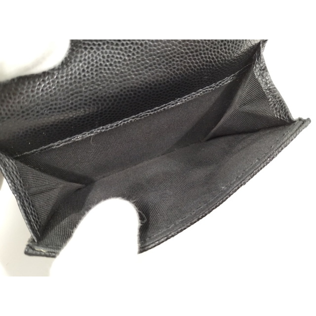 CHANEL(シャネル)のCHANEL クラシック スモール 三つ折り財布 マトラッセ キャビアスキン レディースのファッション小物(財布)の商品写真