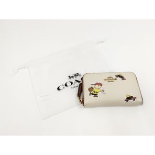 COACH - COACH コインケース スヌーピー コラボ レザー アイボリーの