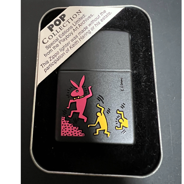 キース・ヘリング　バニー　zippo