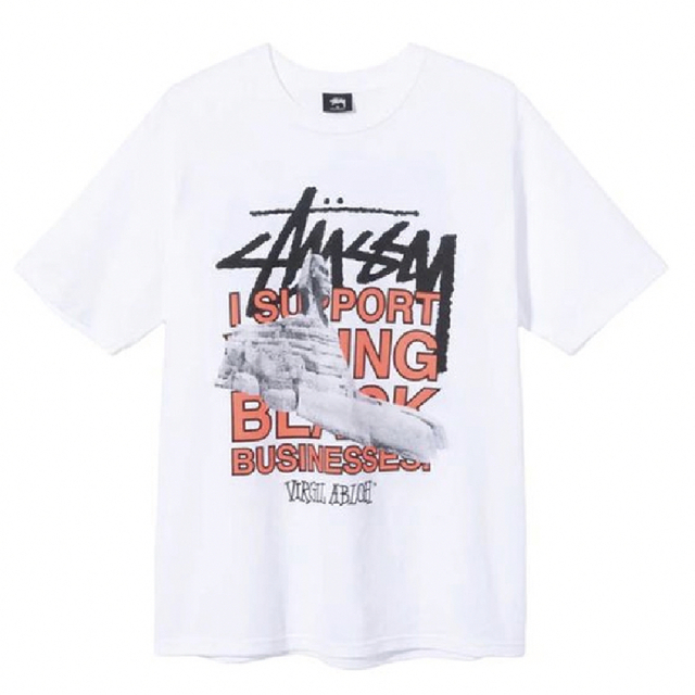 STUSSY(ステューシー)のstussy ヴァージルアブロー メンズのトップス(Tシャツ/カットソー(半袖/袖なし))の商品写真