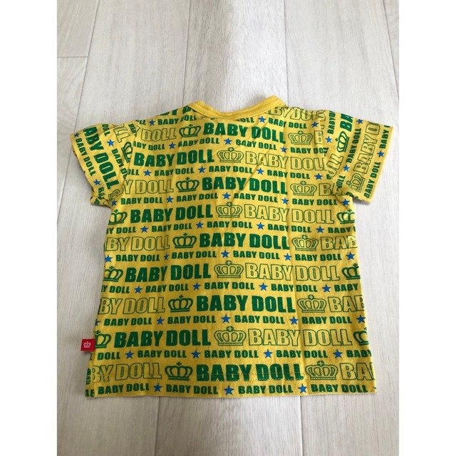 BABYDOLL(ベビードール)の【楽しくなるような1枚】BABYDOLL 80cm 夏物 半袖 tシャツ キッズ/ベビー/マタニティのベビー服(~85cm)(Ｔシャツ)の商品写真