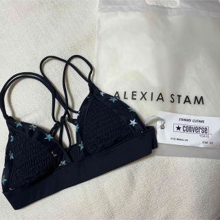 アリシアスタン(ALEXIA STAM)の【新品】alexiastam×converse ビキニトップス(水着)