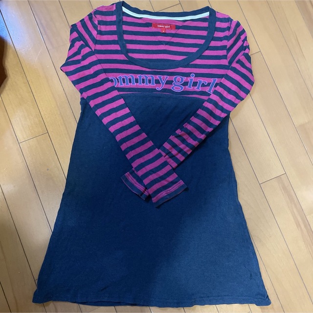 tommy girl(トミーガール)のtommy girl ボーダー チュニックワンピース レディースのトップス(チュニック)の商品写真