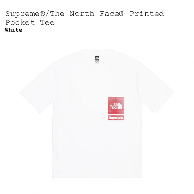 Supreme / TheNorthFace PrintedPocketTee