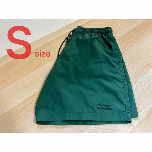 1LDK SELECT(ワンエルディーケーセレクト)のennoy nylon shorts green Sサイズ　エンノイ メンズのパンツ(ショートパンツ)の商品写真