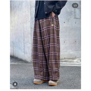 ニードルス(Needles)のNeedles カプセルコレクション　トラックパンツ　チェック　20AW(その他)