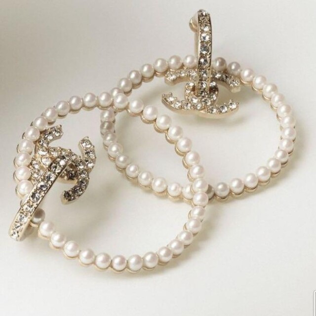 美品♡シャネル ピアス パール フープ 【セール】 48%割引 www.toyotec.com