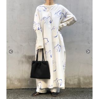 wryht アニマルドローイングドレス ワンピース-