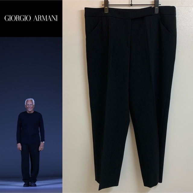 3個セット・送料無料 GIORGIO ARMANI 新品タグ付き スラックス パンツ