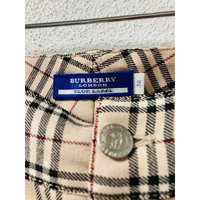 Burberry BLUE LABEL ノバチェックパンツ レディース 38-