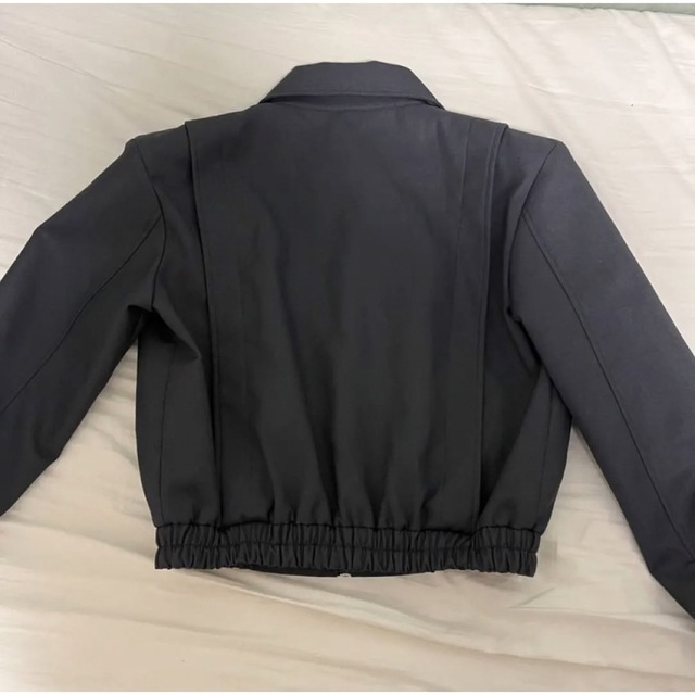 JOHN/NHOJ Grey Spread Collar Jacket