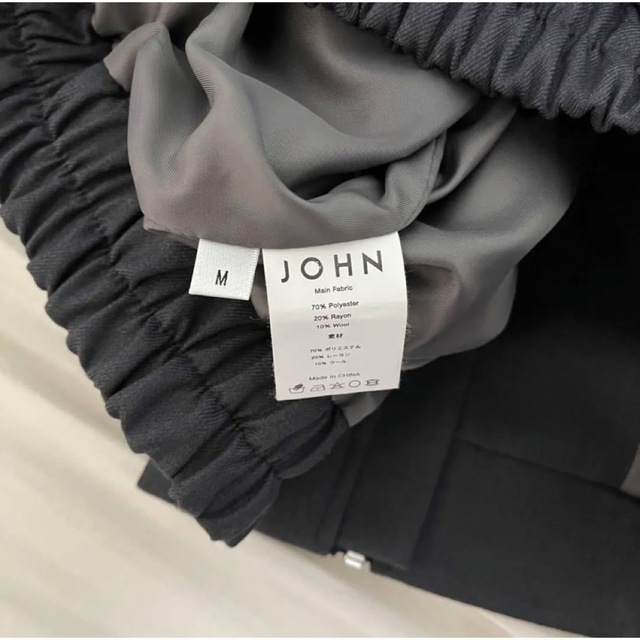 JOHN/NHOJ Grey Spread Collar Jacket - その他