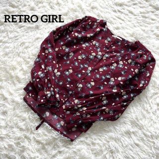 レトロガール(RETRO GIRL)のRETRO GIRL レトロガール　トップス　花柄(シャツ/ブラウス(長袖/七分))