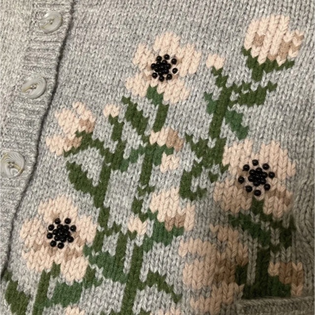 刺繍セブンテン SEVEN TEN by MIHO KAWAHITO カーディガンS