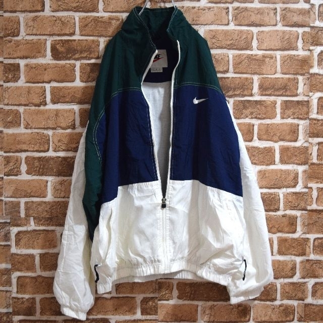 NIKE - 《ナイキ》90s銀タグ 刺繡スウッシュ ピンク系 XL