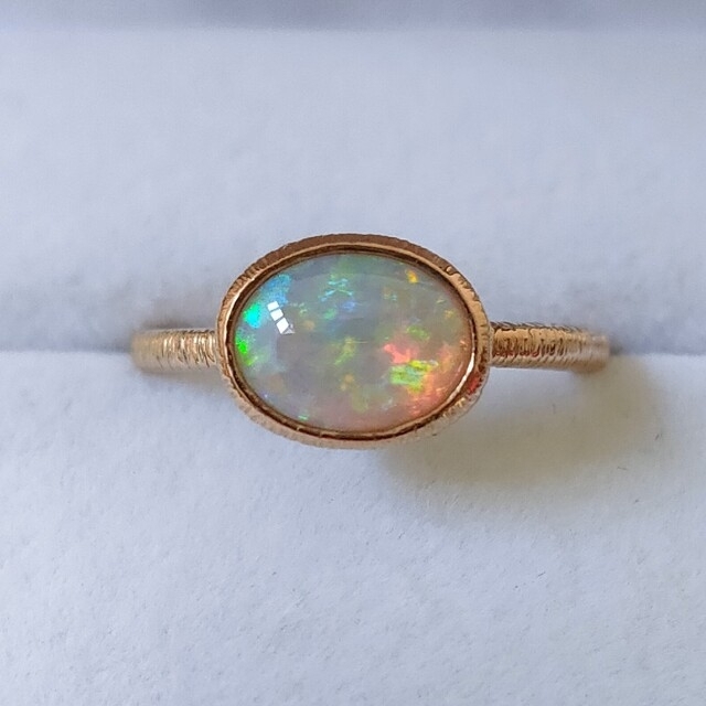 セイレーンアズーロ ウォーターオパール リング K18YG 0.77ct | フリマアプリ ラクマ