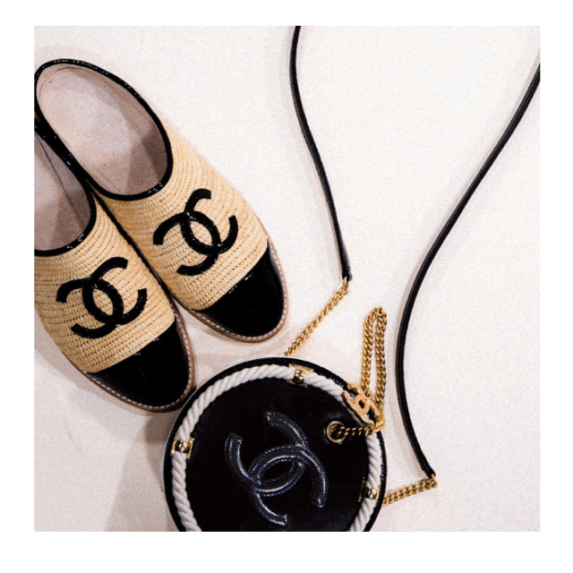 CHANEL - CHANEL ラフィア エスパドリーユ スリッパの通販 by SAM