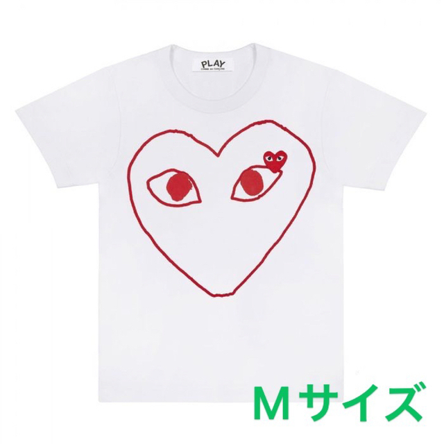 COMME des GARCONS(コムデギャルソン)の【即発】COMME des GARCONS レディース ハートプリント Tシャツ レディースのトップス(Tシャツ(半袖/袖なし))の商品写真